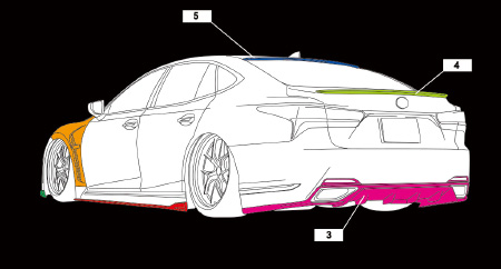 AIMGAIN 純VIP SPORT LEXUS LS500 F SPORT